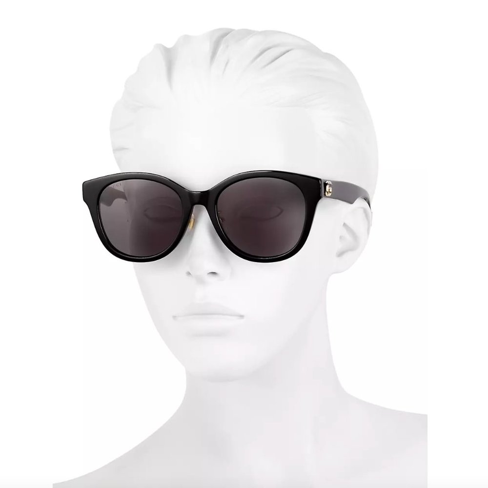 Gucci Generation 56MM Square Sunglasses in Shiny Black